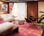 Norwegian Jewel Norwegian Cruise Line Forward-Facing Deluxe Penthouse with Large Balcony