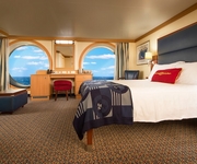 Disney Dream Disney Cruise Line Deluxe Family Oceanview Stateroom With Verandah