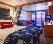 Disney Fantasy Disney Cruise Line Deluxe Family Oceanview Stateroom with Verandah 