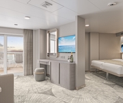 Norwegian Prima Norwegian Cruise Line Aft-facing Suite With Large Balcony