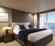Norwegian Viva Norwegian Cruise Line The Haven Owner's Suite With Master Bedroom & Large Balcony