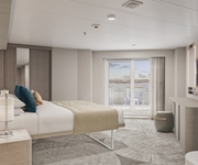 Norwegian Viva Norwegian Cruise Line Aft-facing Suite With Large Balcony