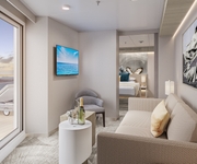 Norwegian Viva Norwegian Cruise Line Forward-facing Suite With Master Bedroom & Large Balcony
