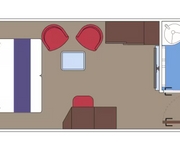 MSC World Atlantic MSC Cruises MSC Yacht Club Interior Suite