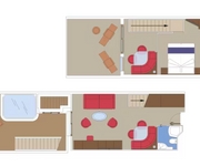MSC World Atlantic MSC Cruises MSC Yacht Club Royal Suite with Whirlpool Bath