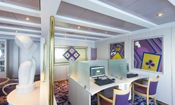 MSC Lirica Class The card room