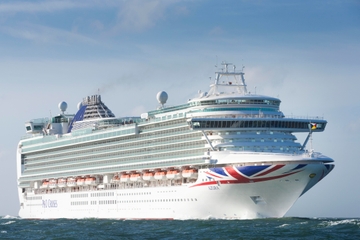 P&O Cruises Azura Ship