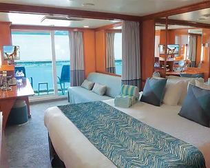 Photo of cabin: Aft-Facing Club Balcony Suite