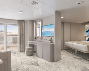 Photo of cabin: Aft-facing Suite With Large Balcony