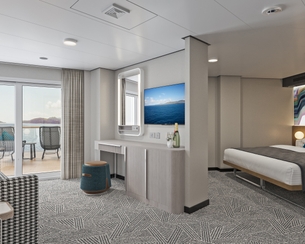 Photo of cabin: Aft-facing Suite With Large Balcony