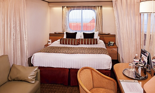 Large Ocean-view Stateroom (Partial Sea View)	 