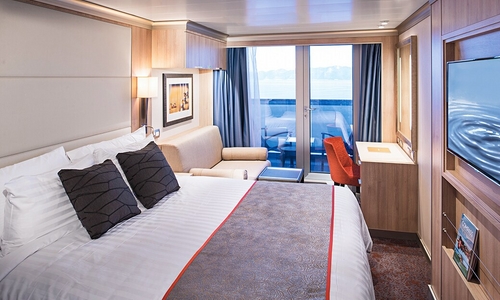 Verandah Stateroom (Partially Obstructed View)