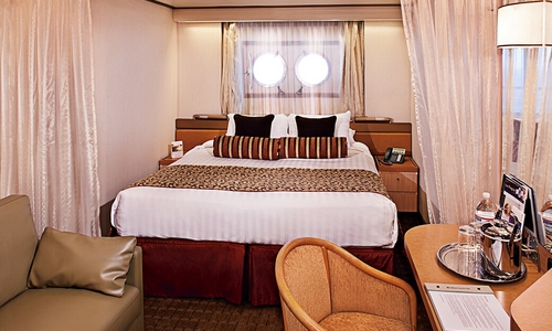 Large Ocean view Stateroom (Porthole View)