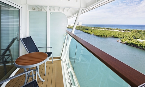 Spacious Ocean View Balcony