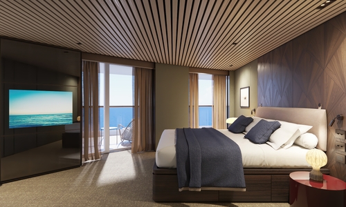 The Haven Aft-facing Owner's Suite With Master Bedroom & Large Balcony