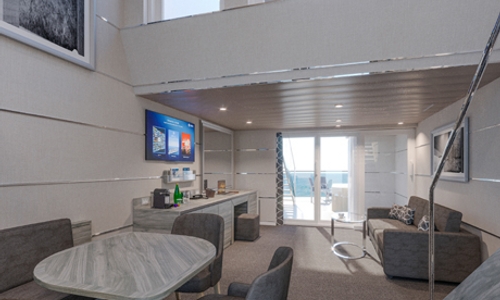 MSC Yacht Club Duplex Suite with Jacuzzi