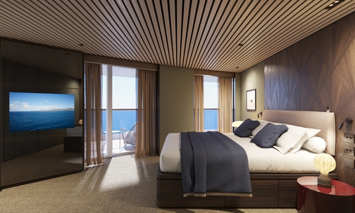 The Haven Aft-facing Owner's Suite With Master Bedroom & Large Balcony