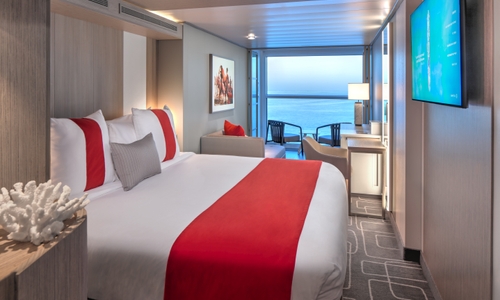 Edge Stateroom with Infinite Veranda (Partial)