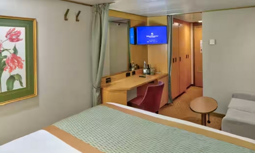 Large Ocean view Stateroom (Fully Obstructed View)