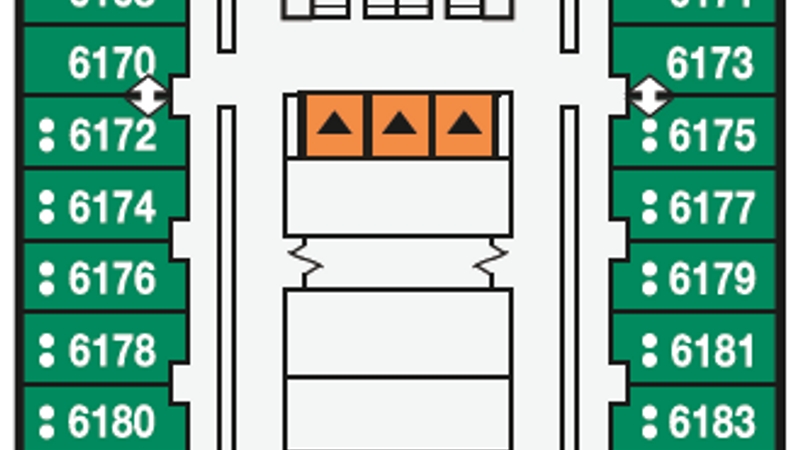My Kind of Cruise | Ambience | Ambassador | Deck plans | Main Deck 6