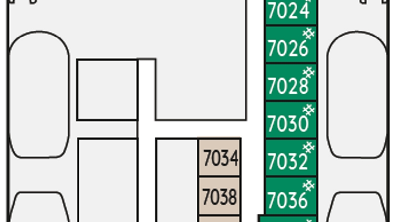 My Kind of Cruise | Ambition | Ambassador | Deck plans | Boat Deck 7