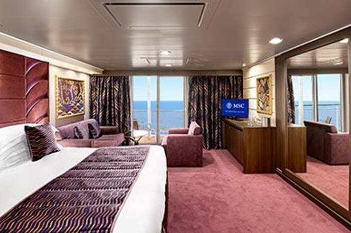 Photo of cabin: MSC YACHT CLUB DELUXE SUITE