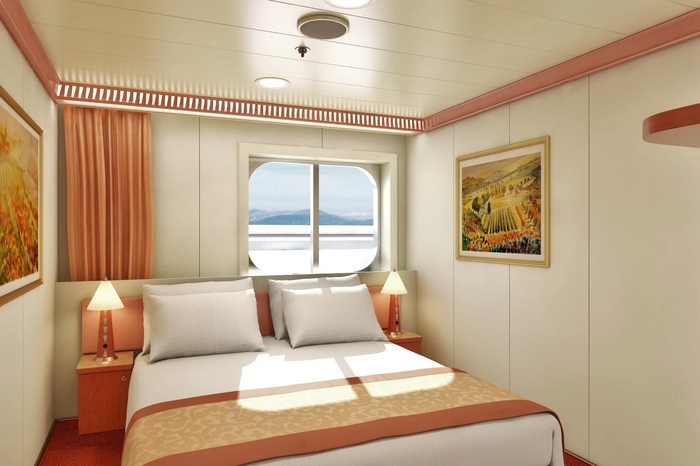 Photo of cabin: Interior with Picture Window (Obstructed Views)