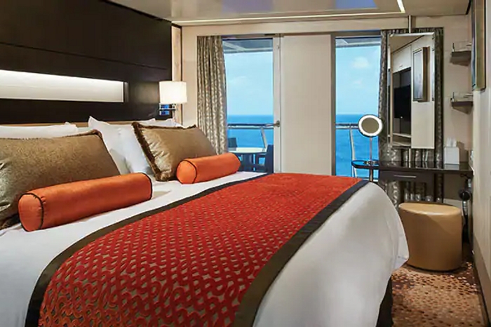 Photo of cabin: The Haven Aft-Facing Penthouse with Master Bedroom & Balcony