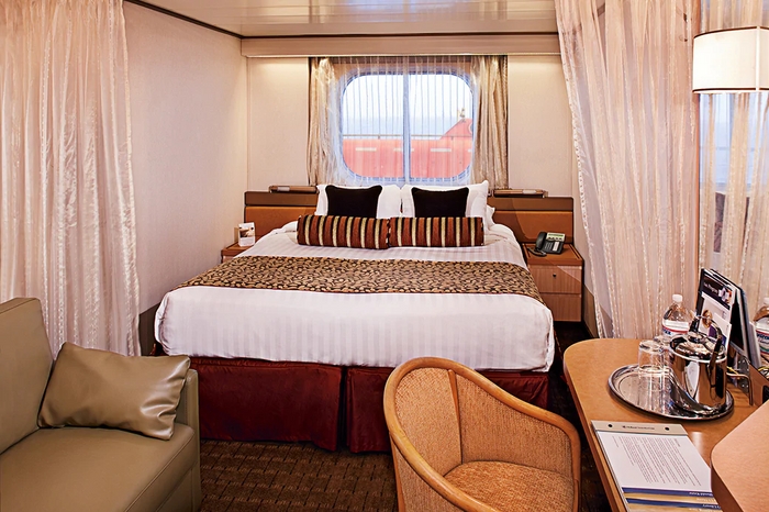 Photo of cabin: Large Ocean view Stateroom (Partial Sea View)