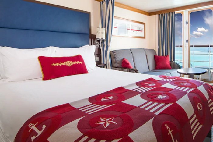 Photo of cabin: Deluxe Oceanview Stateroom With Navigator's Verandah