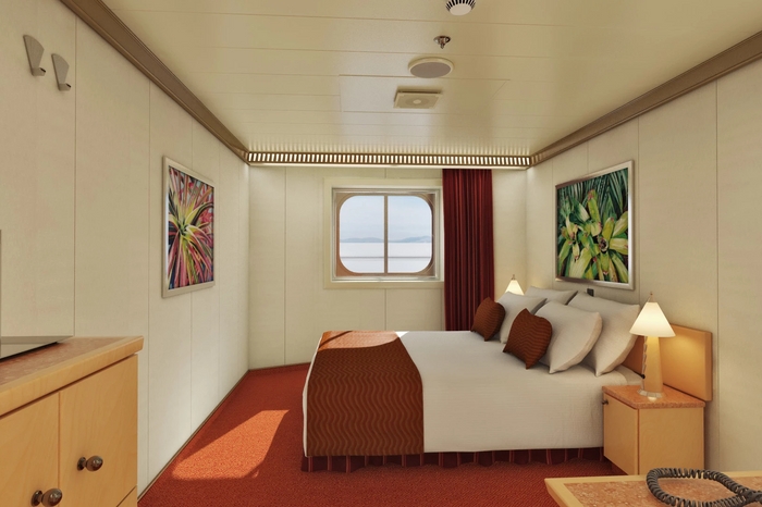 Photo of cabin: Interior with Picture Window (Obstructed Views)