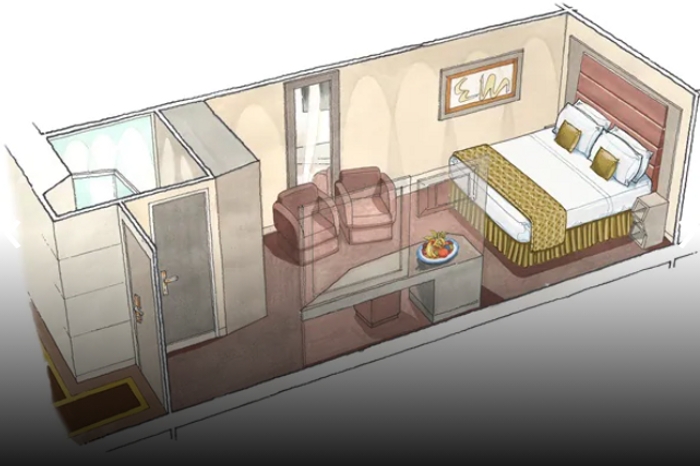 Photo of cabin: YACHT CLUB INTERIOR SUITE