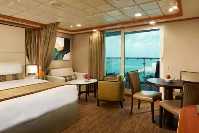 Photo of cabin: Aft-Facing Penthouse with Large Balcony