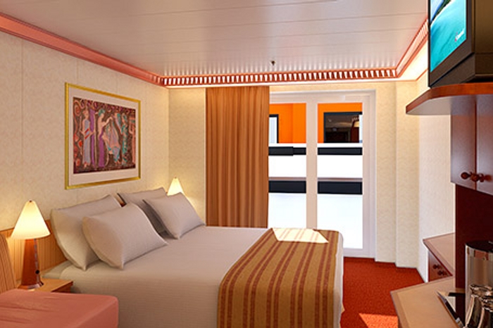 Photo of cabin: Interior With French Doors (Obstructed Views)