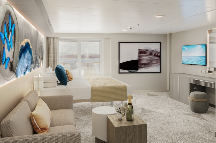 Photo of cabin: Forward-facing Club Balcony Suite With Large Balcony