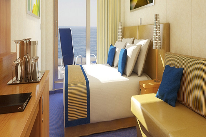 Photo of cabin: Aft - View Extended Balcony