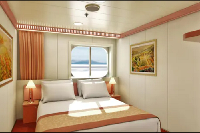 Photo of cabin: Interior with Picture Window (Walkway View)