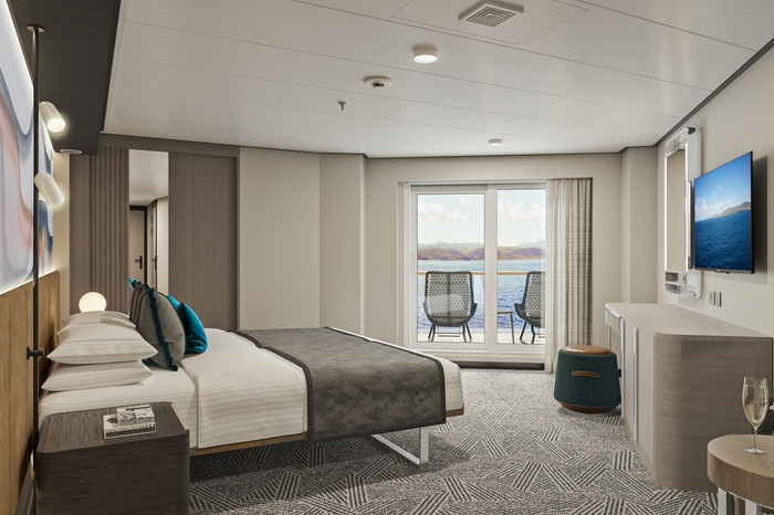 Photo of cabin: Aft-facing Suite With Large Balcony