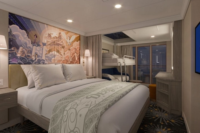 Photo of cabin: Deluxe Family Oceanview Stateroom with Verandah