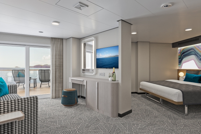 Photo of cabin: Aft-facing Suite With Large Balcony