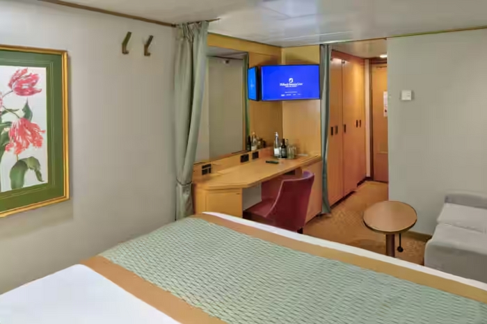 Photo of cabin: Large Ocean view Stateroom (Partial Sea View)