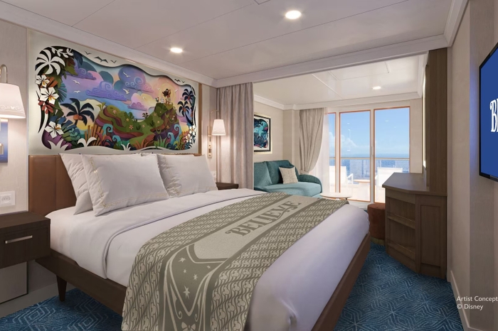 Photo of cabin: Deluxe Family Oceanview Stateroom with Verandah