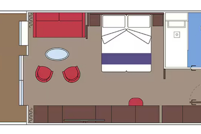 Photo of cabin: MSC Yacht Club Duplex Suite