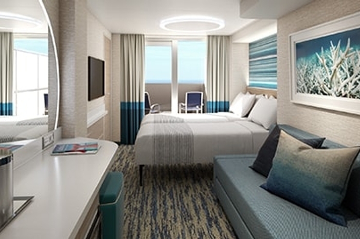 Photo of cabin: Forward-View Extended Balcony