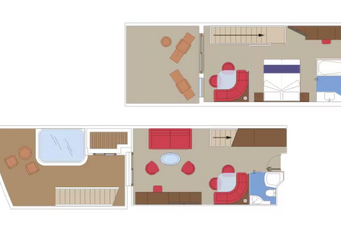 Photo of cabin: Msc Yacht Club Royal Suite with Whirlpool Bath