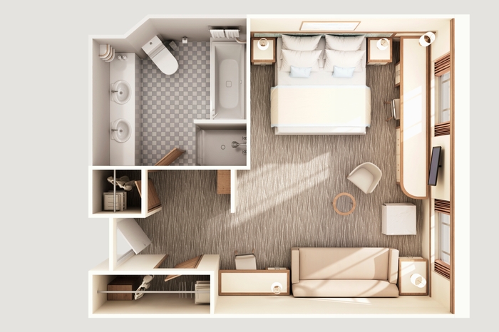 Photo of cabin: Byron Family Ocean View Suite