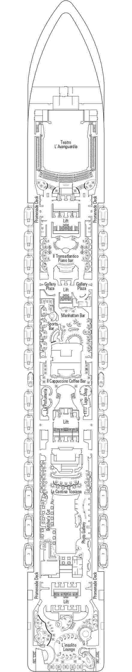 MSC Cruises MSC Fantasia Deck 7 - Sublime