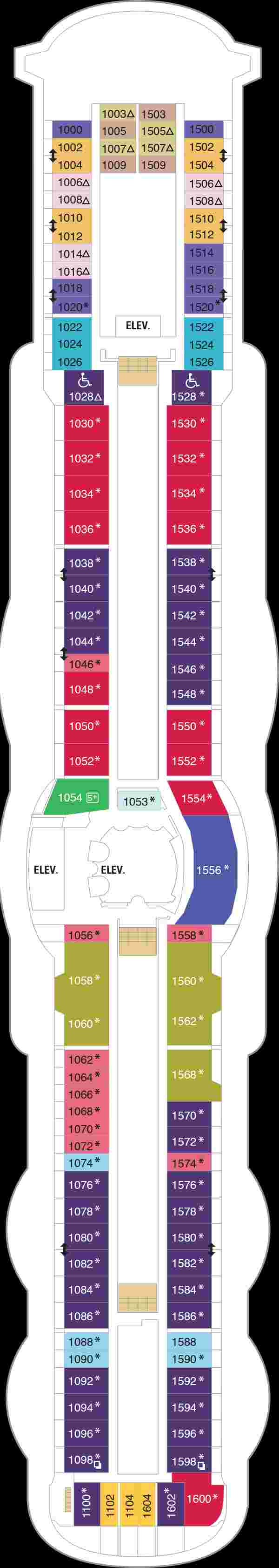 Royal Caribbean Jewel of the Seas Deck 10 (April 23rd, 2022 - October 17th, 2022)