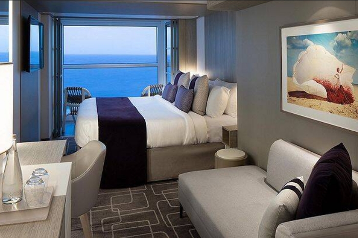 Photo of cabin: Edge Stateroom with Infinite Veranda