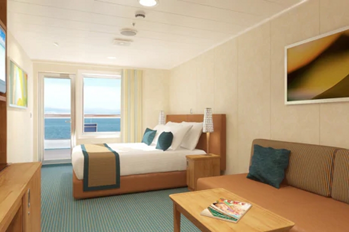 Photo of cabin: Aft View Extended Balcony